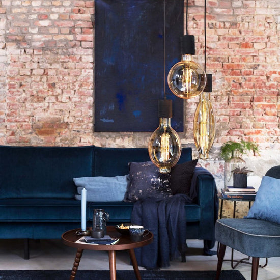 Calex GIANT LED / "Mega-Globe" Gold E40