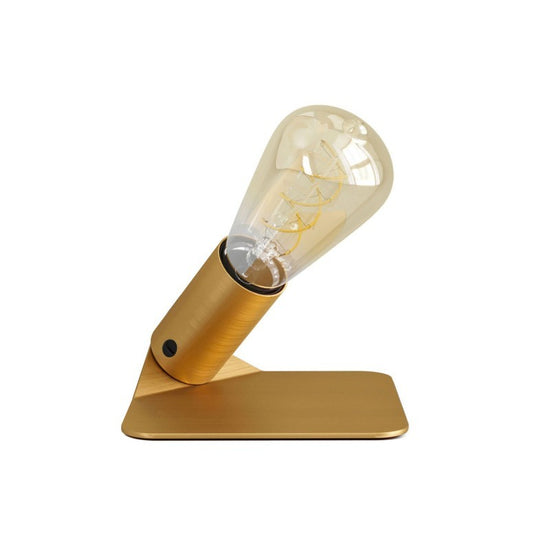 SI! 5V Tischlampe Bronze satiniert mit Sockel