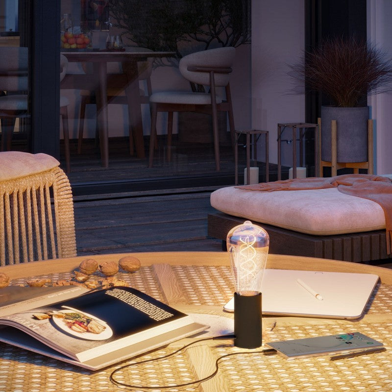 SI! 5V Tischlampe Schwarz