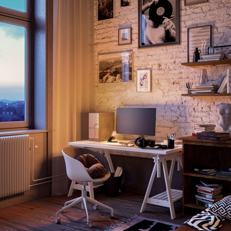 SI! 5V Tischlampe Schwarz mit Sockel