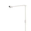 Spostaluce-Leuchte esse14 S14d mit Stecker und Schalter – Weiss