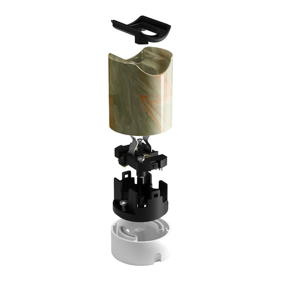 Spostaluce-Set esse14 mit S14d-Fassung – Marmoroptik grün