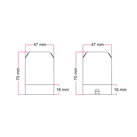 Spostaluce-Set esse14 mit S14d-Fassung – Marmoroptik weiss