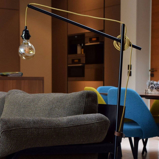 Stehleuchte ASYM, mattschwarz