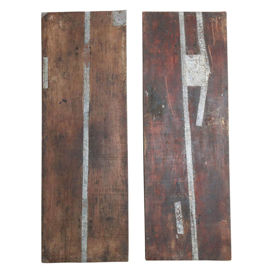 Ausklappbarer Esstisch aus Altholz, Länge ca. 173cm, Tiefe ca. 60cm