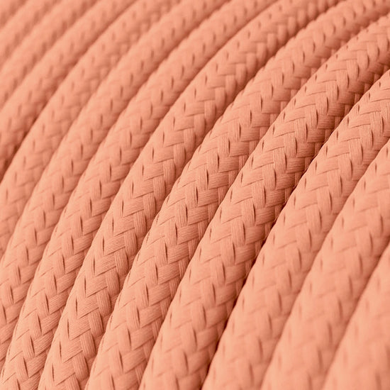 Textilkabel 2x0.75mm / Peach