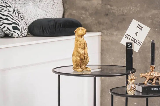 ﻿﻿Erdmännchen Frank gold