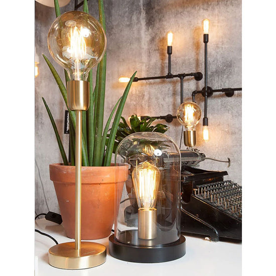 Tischleuchte 'Diva' gold, 30cm