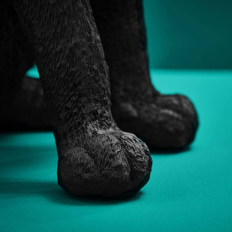 Tischleuchte Katze Chouchou schwarz Details Katzenpfoten