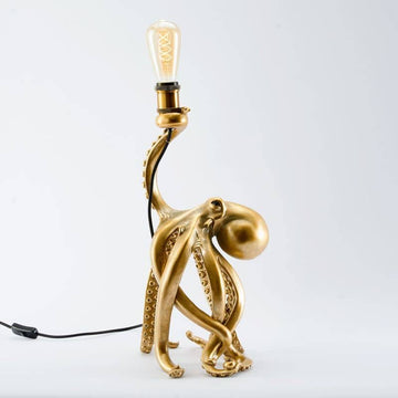 Tischleuchte Otto Octopus Gold