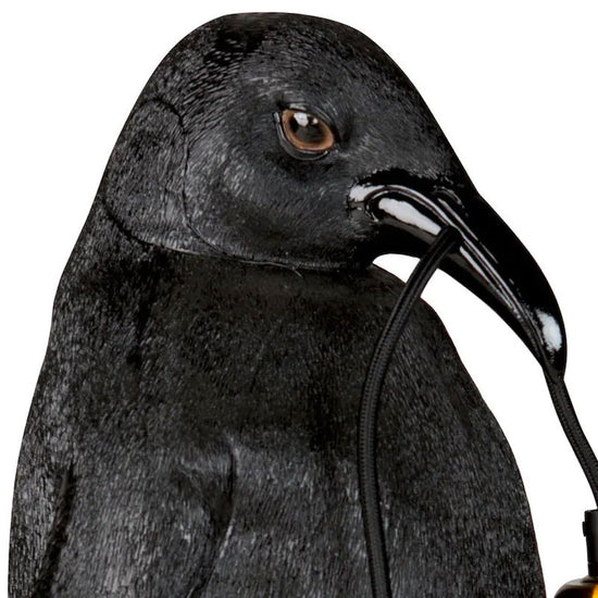 Tischleuchte Pinguin Noah, schwarz