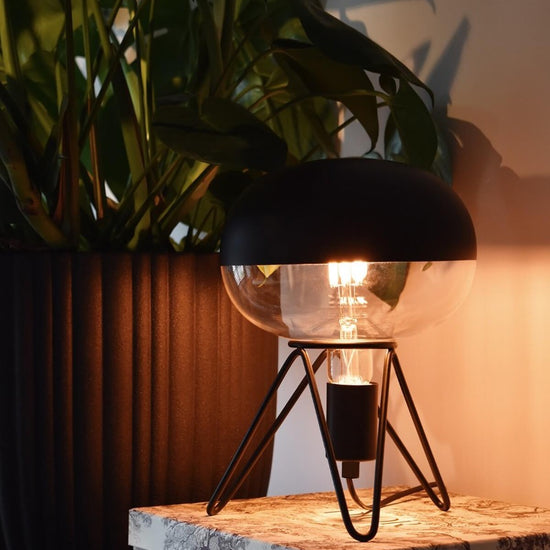 Tischleuchte Stativ Schwarz