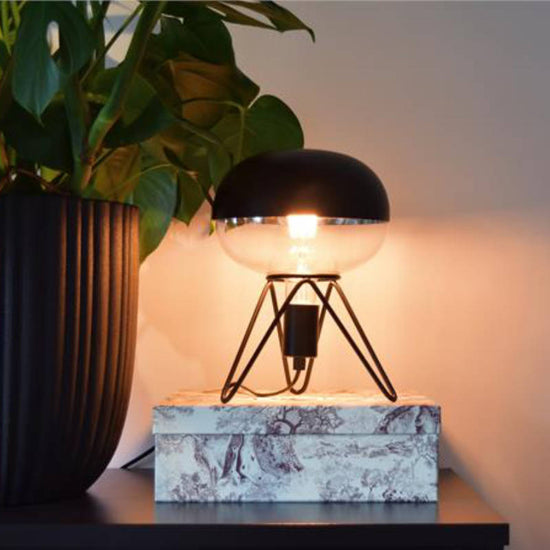 Boden Kopfspiegel Schwarz Matt