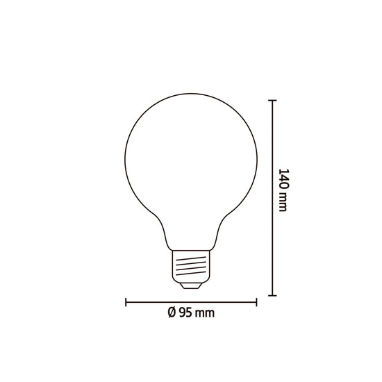 Vermassung G95 LED Leuchtmittel