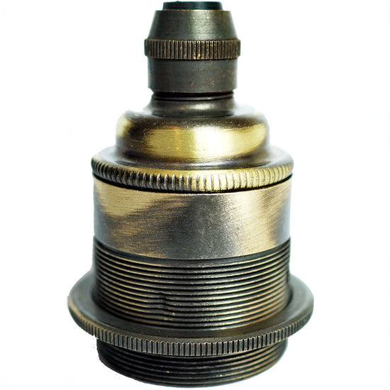 Vintage Metall Fassung E27 / Antique