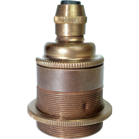 Vintage Metall Fassung E27 / Fume