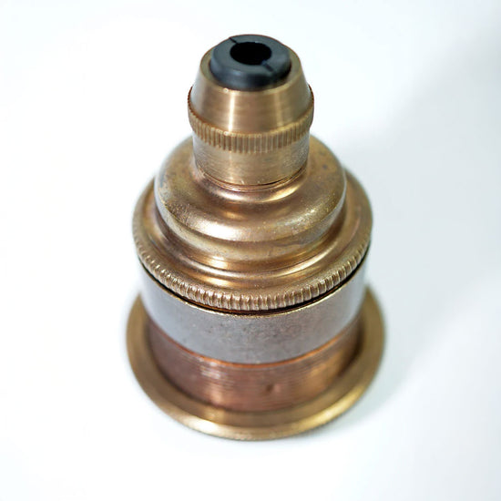 Vintage Metall Fassung E27 / Fume
