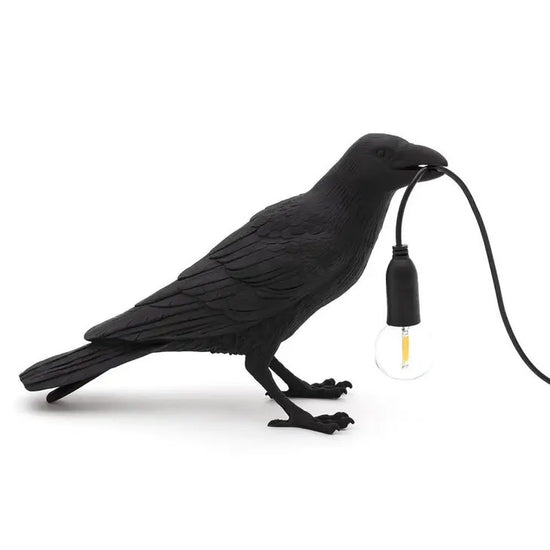 Vogellampe The Crow, schwarz