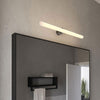 Wand- und Deckenleuchte esse14 S14d, IP44, mit LED-Röhre Porzellan-Effekt 500 mm – Marmoroptik braun