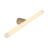 Wand- und Deckenleuchte esse14 S14d, IP44, mit LED-Röhre Porzellan-Effekt 500 mm – Neutral (Holzoptik hell)