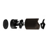 Wand- und Deckenleuchte esse14 S14d, IP44, mit LED-Röhre Porzellan-Effekt 500 mm – Wengé-Optik