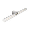 Wand- und Deckenleuchte esse14 S14d, IP44, mit LED-Röhre transparent 500 mm – Weiss