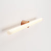 Wand- und Deckenleuchte S14d Metall mit LED-Röhre Porzellan-Effekt 500 mm – Kupfer satiniert