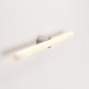 Wand- und Deckenleuchte S14d Metall mit LED-Röhre Porzellan-Effekt 500 mm – Titan satiniert