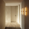 Wand- und Deckenleuchte S14d Metall mit LED-Röhre Porzellan-Effekt 500 mm – Titan satiniert