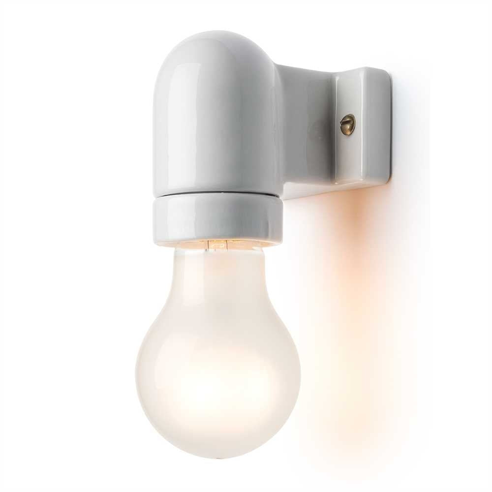 Wandfassung MINIMAL 90°, Porzellan weiss