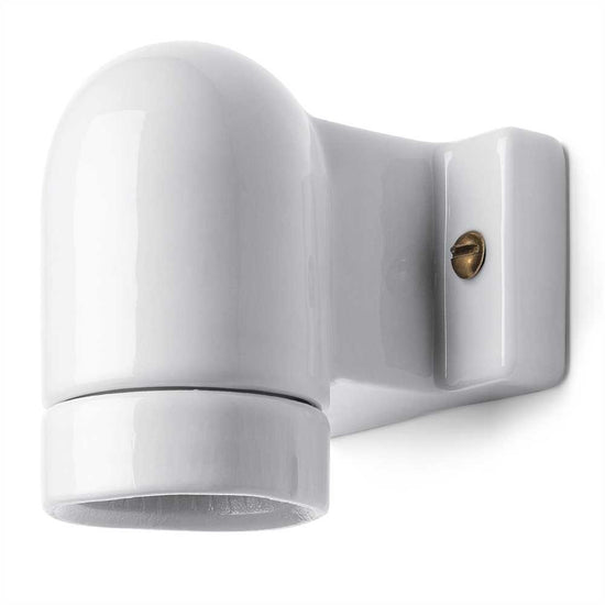 Wandfassung MINIMAL 90°, Porzellan weiss