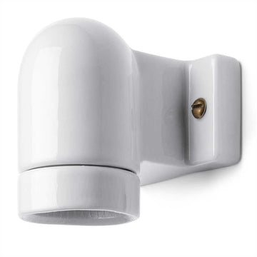 Wandfassung MINIMAL 90°, Porzellan weiss