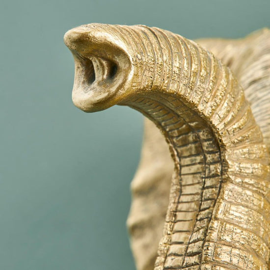 Wandleuchte Elefant Jumbo, gold