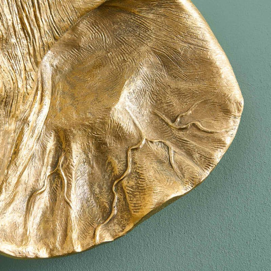 Wandleuchte Elefant Jumbo, gold