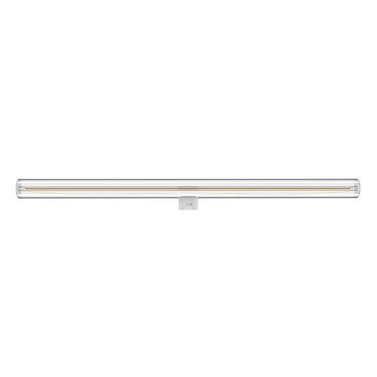 Wandleuchte Fermaluce esse14 S14d, Metall, gebogener Ausleger – Weiss
