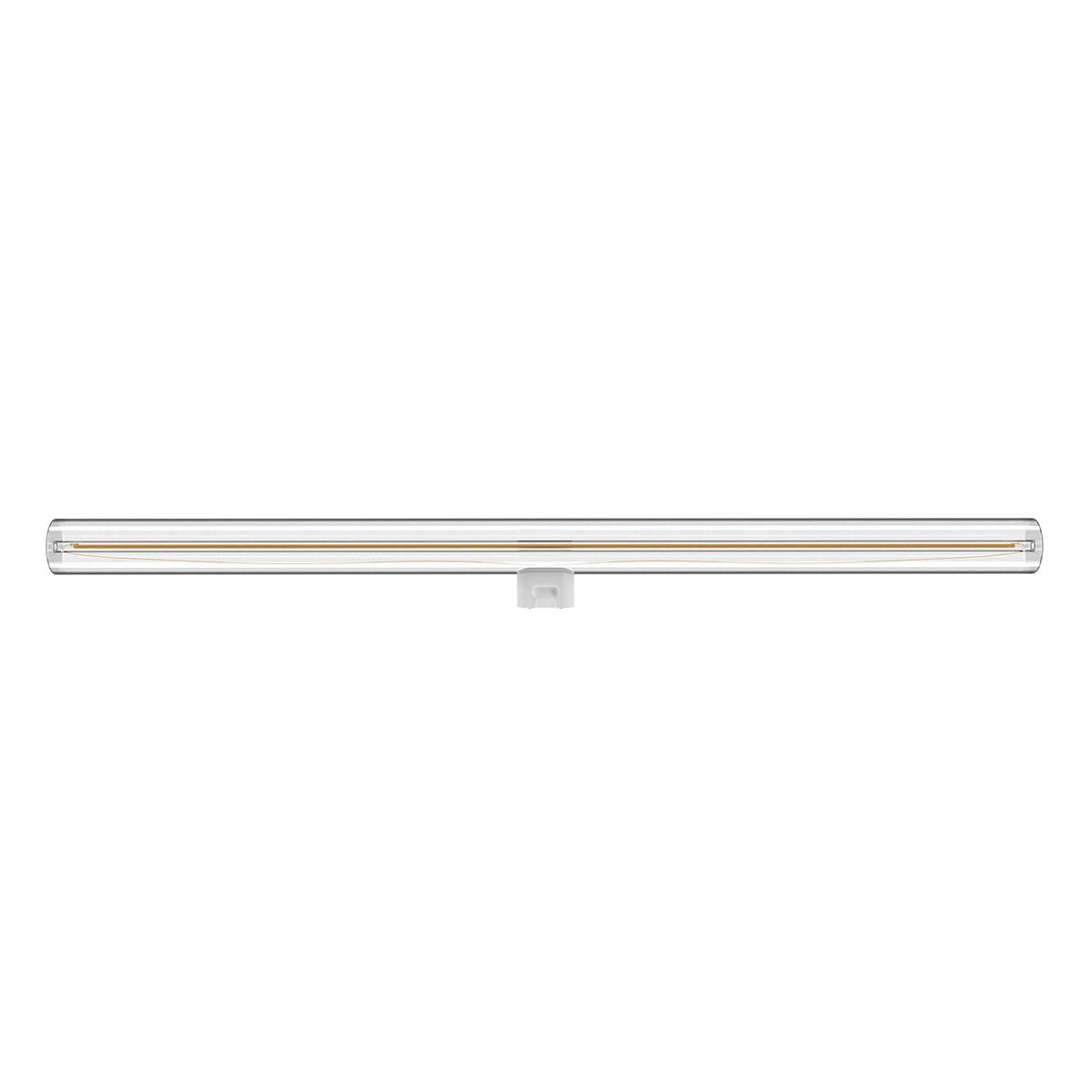 Wandleuchte Fermaluce esse14 S14d, Metall, gebogener Ausleger – Weiss