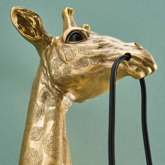 Wandleuchte Giraffe Lucie, gold