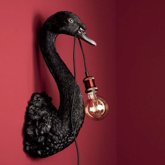 Wandleuchte Petra, schwarz