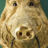 Wandleuchte Wildschwein Willy gold