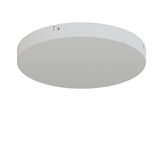 Lampenbaldachin XXL Aluminium, ohne Löcher zum Selbstbohren, Ø 30 cm – Weiss matt