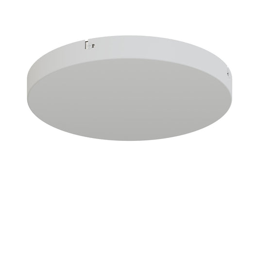 Lampenbaldachin XXL Aluminium, ohne Löcher zum Selbstbohren, Ø 30 cm – Weiss matt