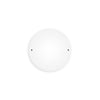 Lampenbaldachin XXL Aluminium, 2 Löcher, Ø 30 cm – Weiss matt, ohne Seitenlöcher