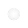 Lampenbaldachin XXL Aluminium, 4 Löcher, Ø 30 cm – Weiss matt, ohne Seitenlöcher