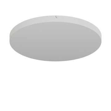 Lampenbaldachin XXL Aluminium, ohne Löcher zum Selbstbohren, Ø 50 cm – Weiss matt
