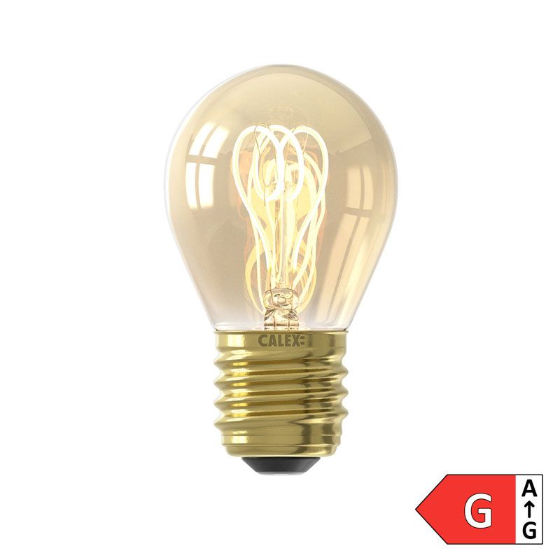 Calex LED Ball lamp curly P45 / 4 Watt E27
