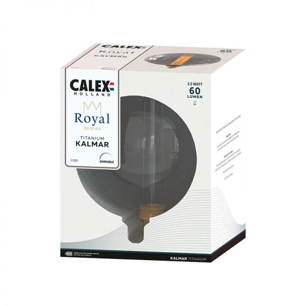 Calex Royal Kalmar XXL G200 / LED 3.5W Titanium