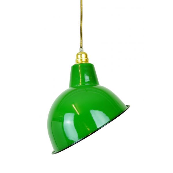 Emaille Lampenschirm Warehouse / Grün