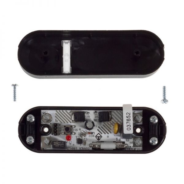 Inline-Schalter-Dimmer für LED schwarz / 4-25W