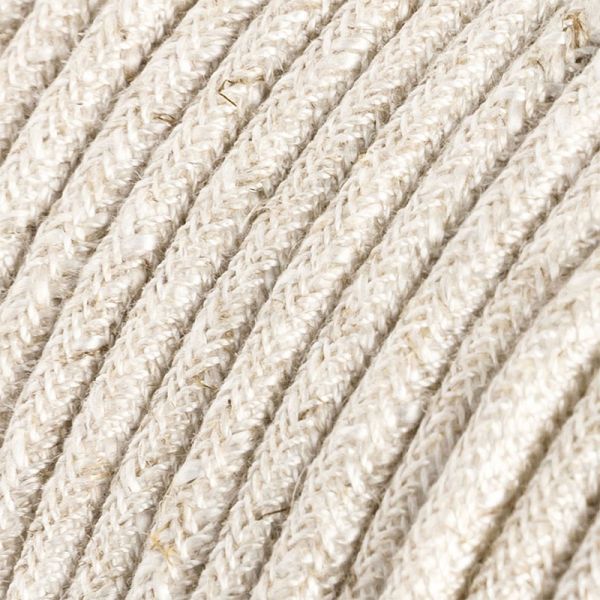 Textilkabel Naturgewebe 2x0.75mm / Leinen