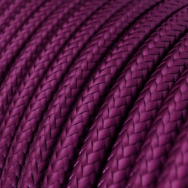 Textilkabel 3x0.75mm / Purple Rain in Seideneffekt